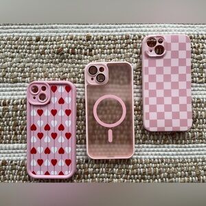Lot of 3 iPhone 14 Plus Phone Cases